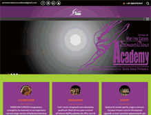 Tablet Screenshot of danzaprimavera.net